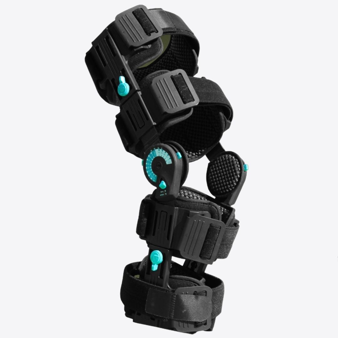 Full Leg Hinged Hyperextension & Flexion Knee Immobilizer Brace (L1833)