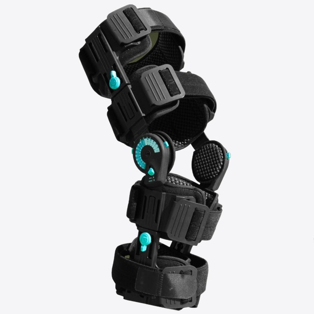 Post OP Hinged Hyperextension & Flexion Knee Immobilizer Brace (L1833) - NuAge Products Comfyorthopedic