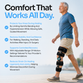 Full Leg Hinged ROM Hyperextension & Flexion Knee Immobilizer Brace L1833