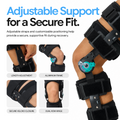 Full Leg Hinged ROM Hyperextension & Flexion Knee Immobilizer Brace L1833