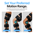 Full Leg Hinged ROM Hyperextension & Flexion Knee Immobilizer Brace L1833