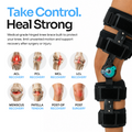 Full Leg Hinged ROM Hyperextension & Flexion Knee Immobilizer Brace L1833