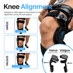 Buckle&Tune OA Unloader Knee Brace for Medial Lateral Arthritis Support - Comfyorthopedic