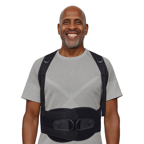 TLSO brace for elderly vertebrae support worn posture