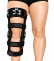 Double Upright OA Unloader Knee Brace for Medial or Lateral Osteoarthritis Offloading (L1852/L1845) - Comfyorthopedic