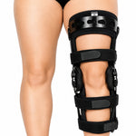 Double Upright OA Unloader Knee Brace for Medial or Lateral Osteoarthritis Offloading (L1852/L1845) - Comfyorthopedic