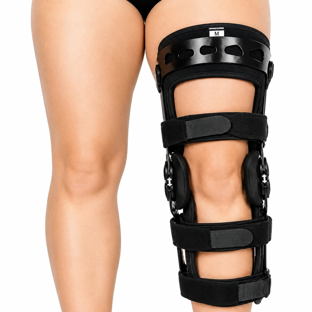 Double Upright OA Unloader Knee Brace for Medial or Lateral Osteoarthritis Offloading (L1852/L1845) - Comfyorthopedic