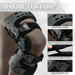 OA Unloader Knee Brace Support Lateral/Medial. Black with Built - in Hex Key (L1851/L1843) - Comfyorthopedic