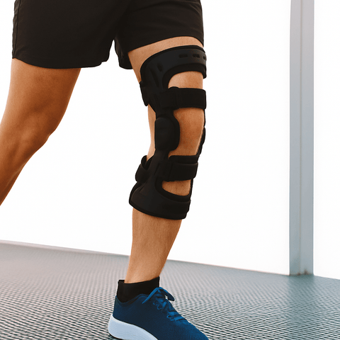 OA Unloader Knee Brace Support Lateral/Medial. Black with Built - in Hex Key (L1851/L1843) - Comfyorthopedic