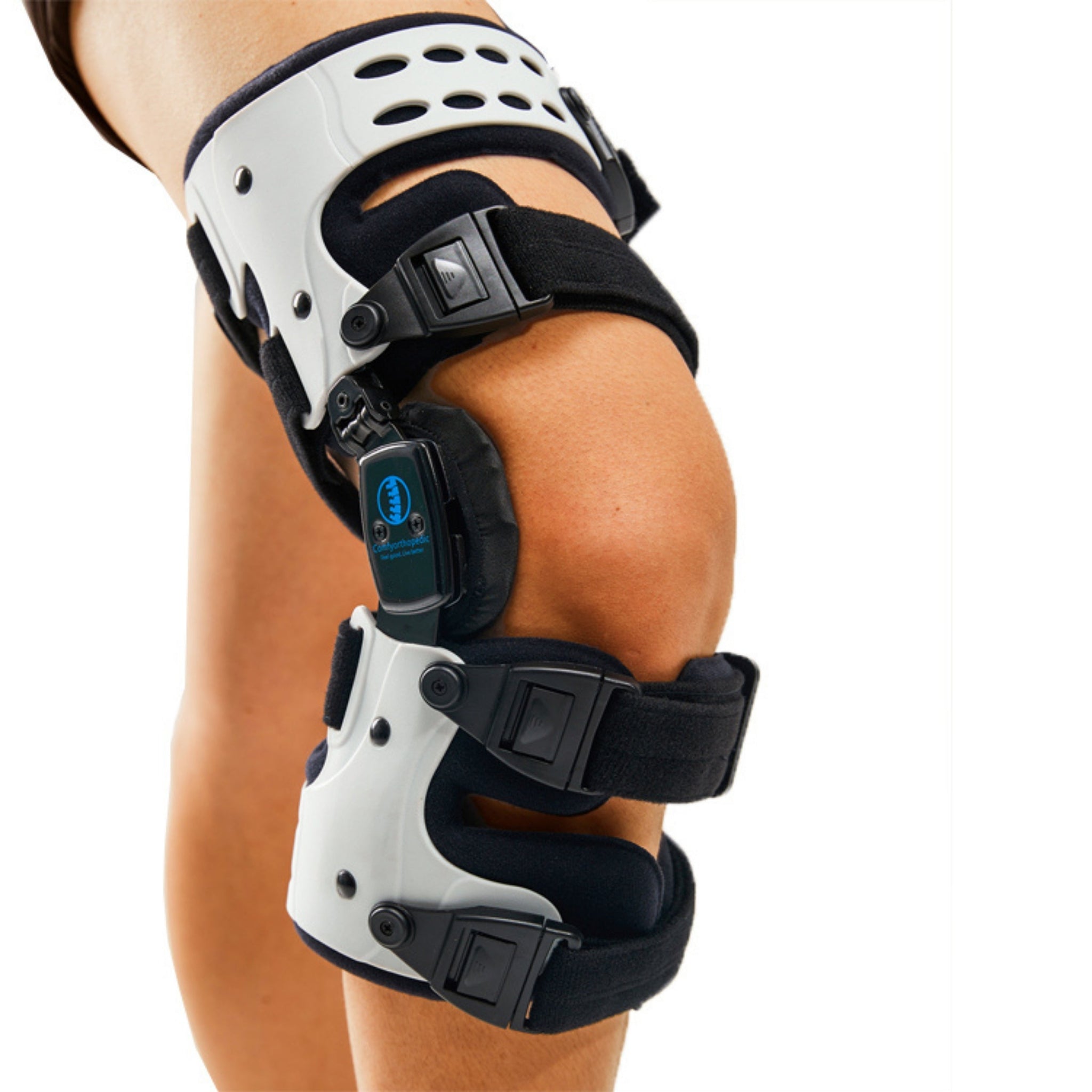 Double Upright OA Unloader Knee Brace Medial & Lateral Support L1852 ...