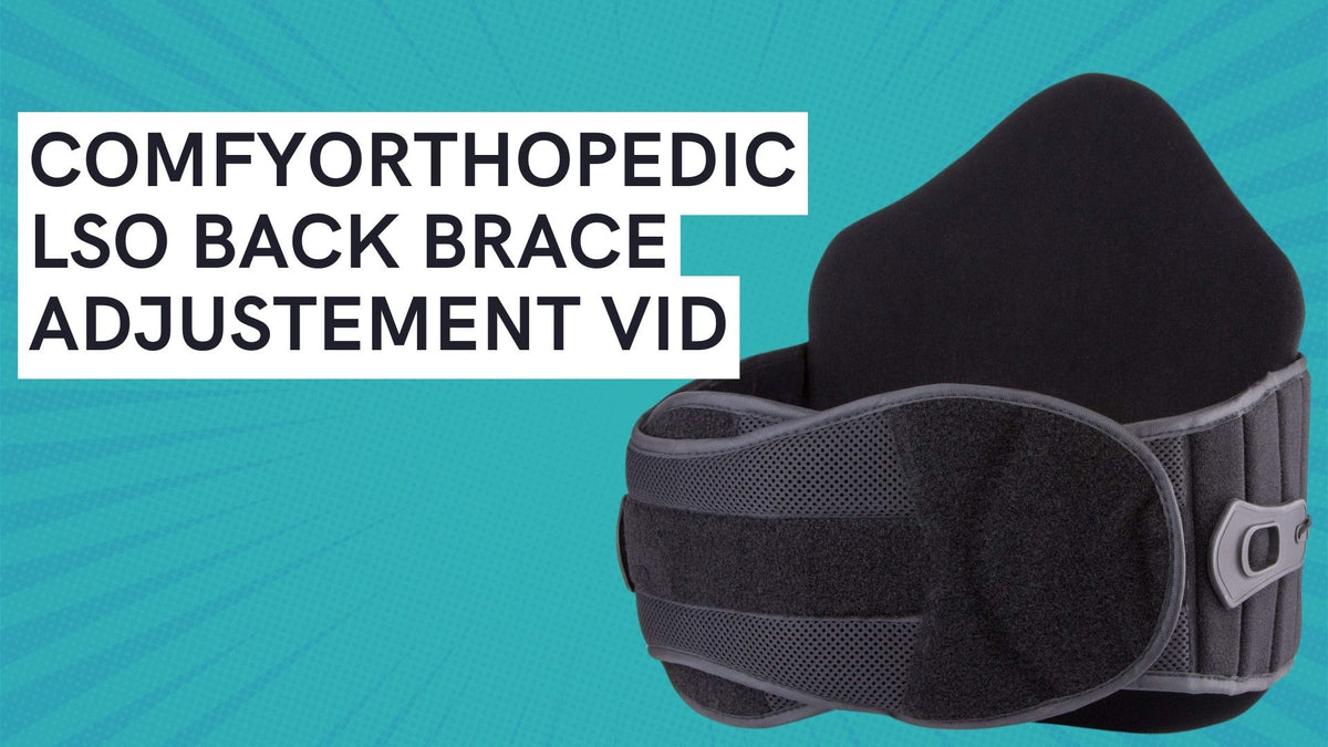 comfyorthopedic LSO Back Brace for Lower Back Pain Men & Woman Herniated Disc, Scoliosis, Post Surgery & Spine Fractures L0648/ L0631, Sciatica Pain Relief Lumbar Support Medical Grade Back Brace