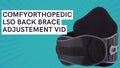 comfyorthopedic LSO Back Brace for Lower Back Pain Men & Woman Herniated Disc, Scoliosis, Post Surgery & Spine Fractures L0648/ L0631, Sciatica Pain Relief Lumbar Support Medical Grade Back Brace