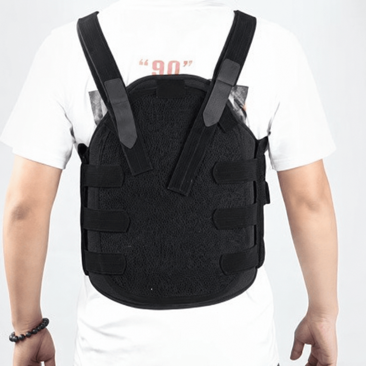TLSO Thoracic Full Back Brace - Treat Kyphosis, Osteoporosis, Compression Fractures, Upper Spine Injuries, and Pre or Post Surgery L0464 - Comfyorthopedic