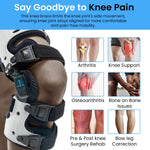 UPGRADED OA Unloader Knee Brace, Medial Arthritis Pain & Osteoarthritis Offloader, Best Bone on Bone Cartilage Joint Support L1851 L1843 Built - in Hex Key - Comfyorthopedic