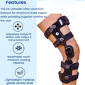 Double Upright OA Unloader Medial or Lateral Offloading knee Brace. (L1852/L1845) - Comfyorthopedic