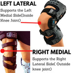 OA Unloader Knee Brace Support Lateral/Medial. Black with Built-in Hex Key (L1851/L1843) - Comfyorthopedic